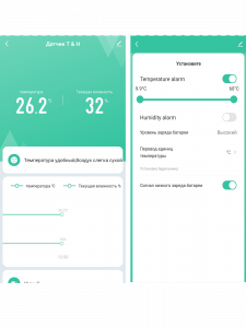 Умный Wi-Fi датчик температуры и влажности с экраном Орбита OT-HOS21
